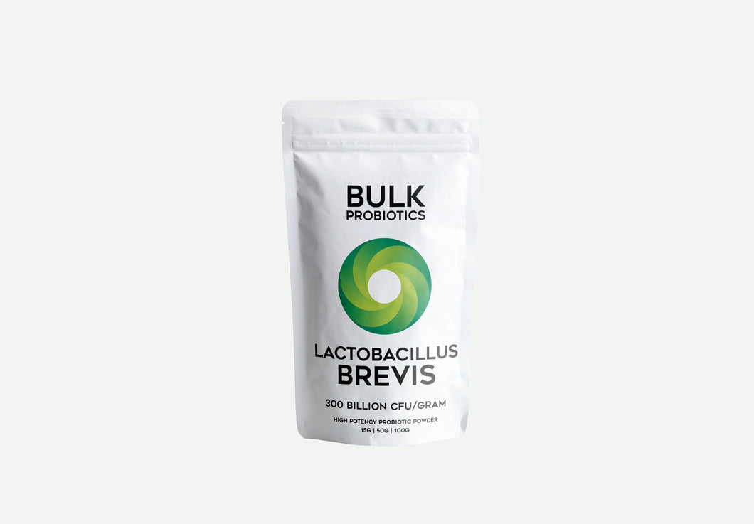 Refrigerated Lactobacillus Brevis Probiotic Powder (Stress & Mood + GABA Support)